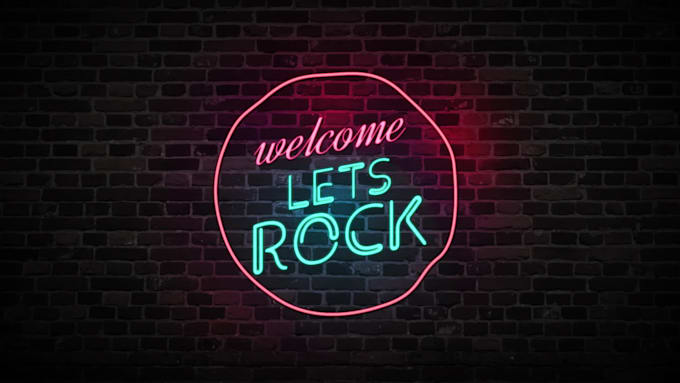 create high quality neon glowing text, logo and signs