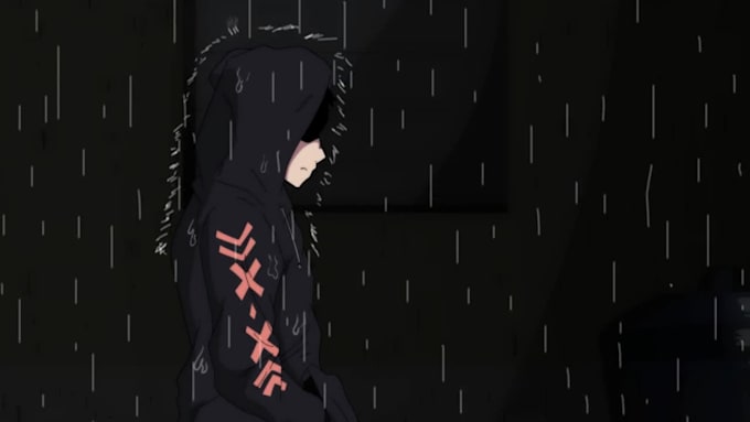 create a 2d animation in japanese anime style