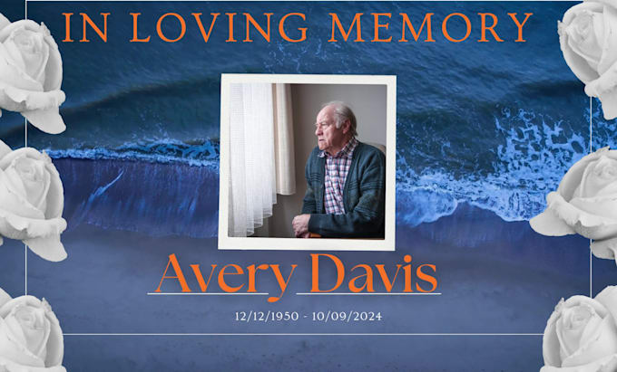 create funeral photo slideshow, memorial video in 24 hours