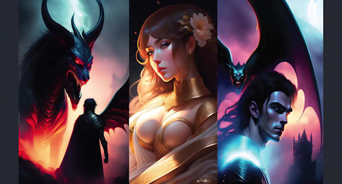 create high quality ai character art using midjourney ai