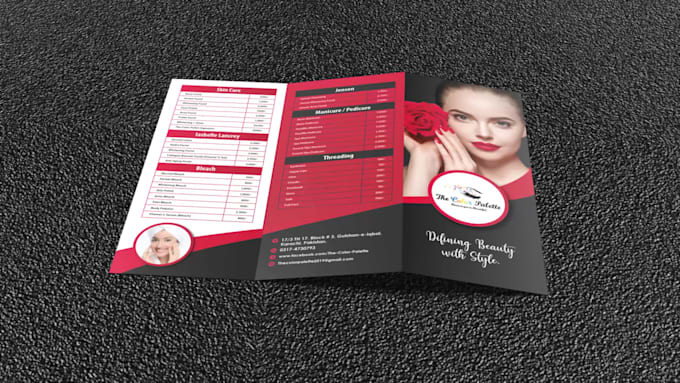 design professional, bifold and trifold brochures