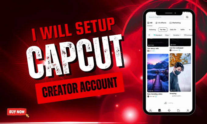 setup capcut creator account upload your own temaplates