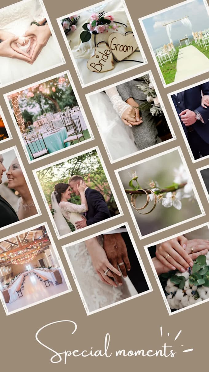 create a photo collages for birthday weddings and card gift