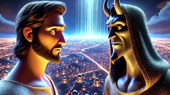 create ai animated bible history video for youtube