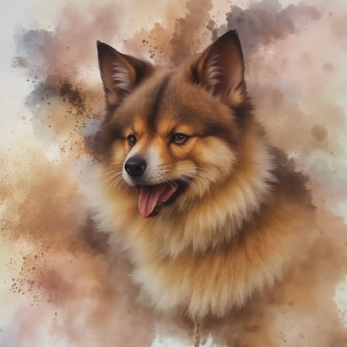draw pets or favorite items, photo painting 24 hours
