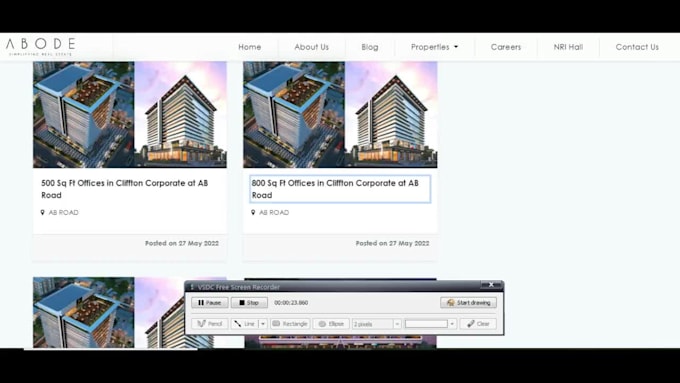 make property listing website and searching property search