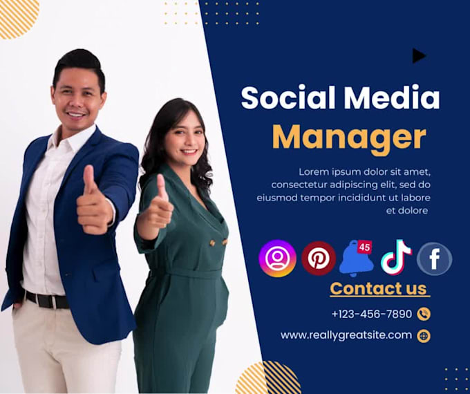 be your expert instagram and facebook social media manger