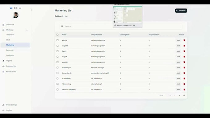 create a whatsapp CRM integration for sales automation