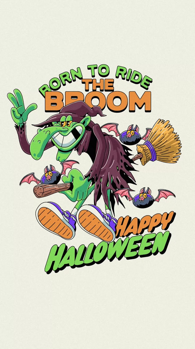 design a custom retro and vintage mascot for a tshirt, and sticker