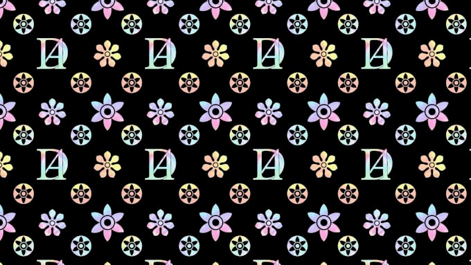 do vector seamless logo pattern