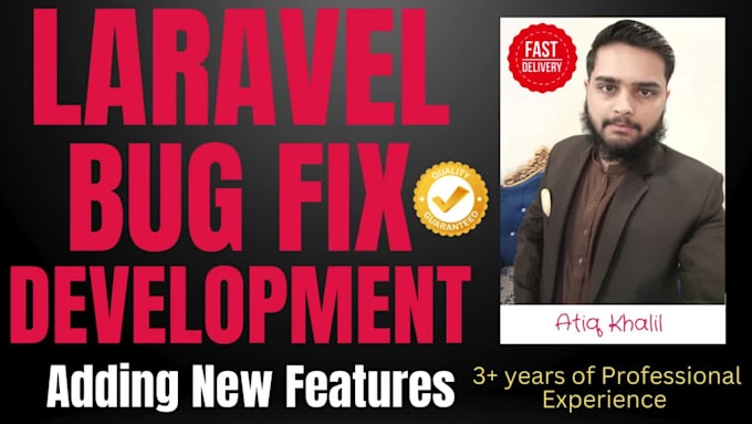 develop and optimize your PHP laravel website and fix php laravel bugs