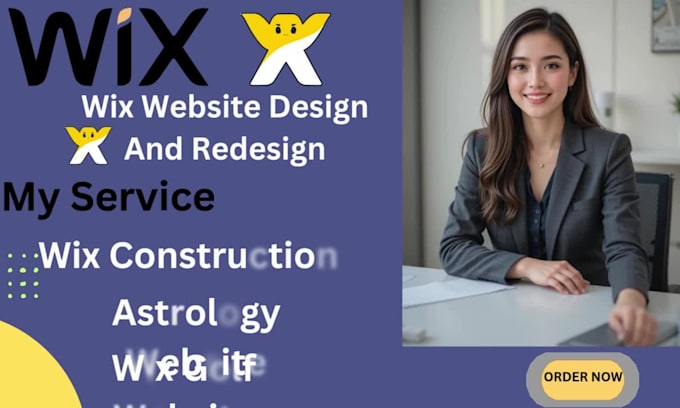 design a wix website for childcare, construction, or lifestyle brands