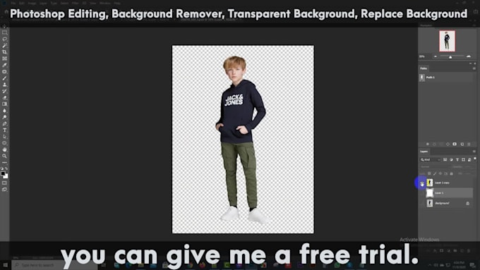 do replace background, photo retouching, and any photoshop editing