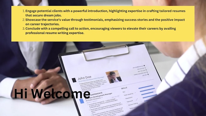 write your senior, director, vp or executive resume package