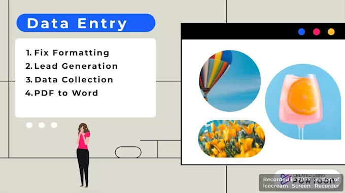 do data entry, virtual assistant, real state listing, linkedin leads