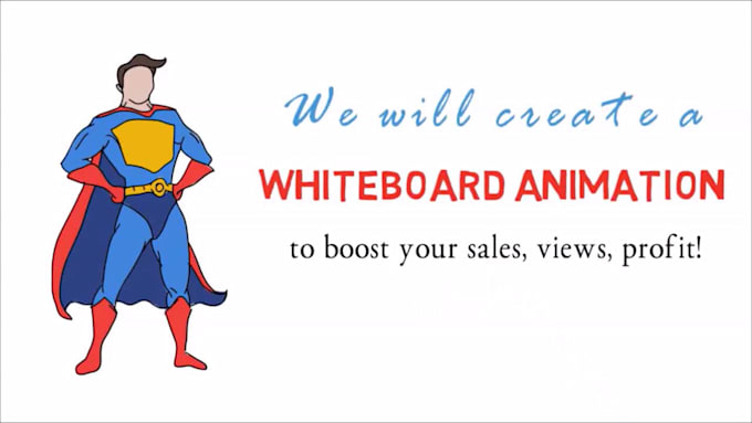 create white board animation  video
