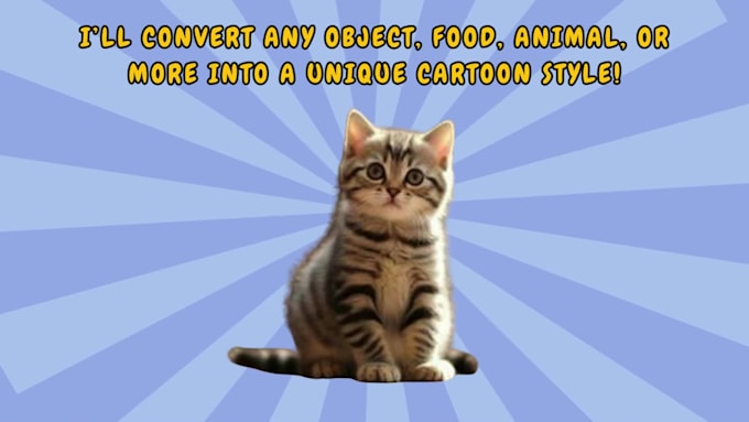 turn any object, food, or pet into a fun cartoon from photo