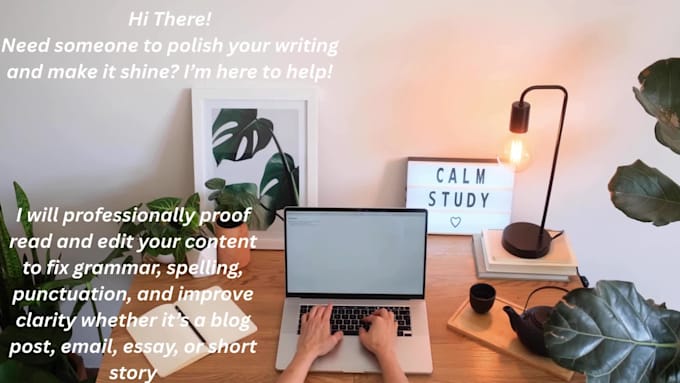 be your expert proofreader and editor
