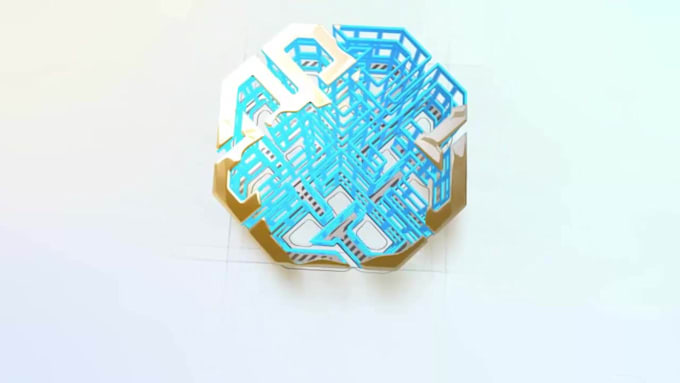 create 3d build logo architect