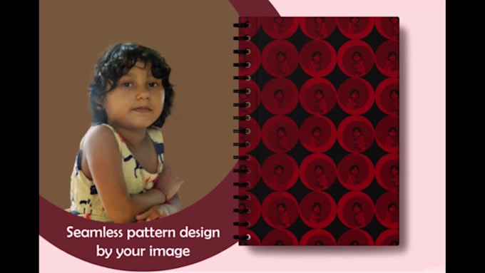 design seamless pattern, repeat textile by object or image