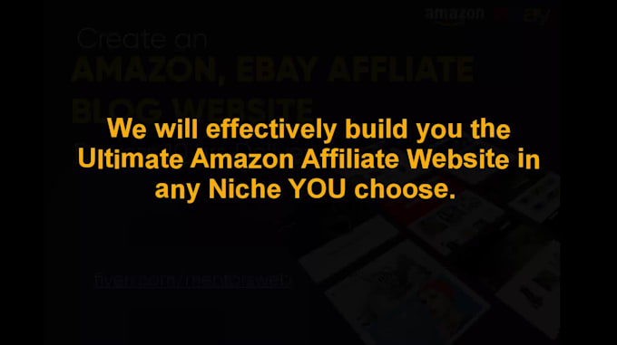 create an amazon affiliate website blog