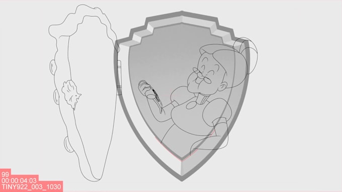 provide production quality 2d animation clean up