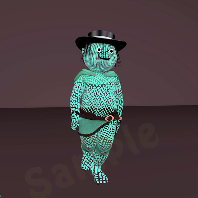 do your custom 3d character and animation on your demand