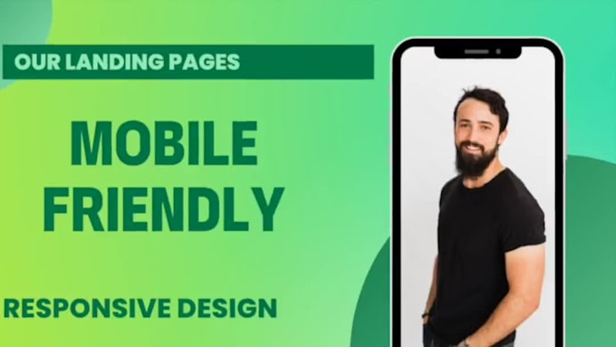 Create responsive and attractive landing page design by Mindsnxt | Fiverr