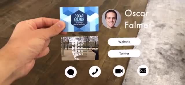create interactive ar business cards and marketing pamphlets
