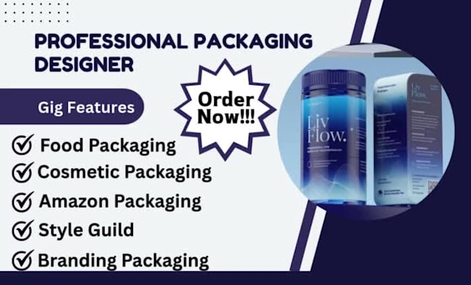 design branding cosmetic label packaging, amazon product label, box design