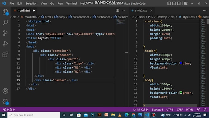 Build website design by html and css by Nomansadiq02 | Fiverr