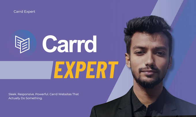 be your carrd expert for carrd landing page and carrd website design