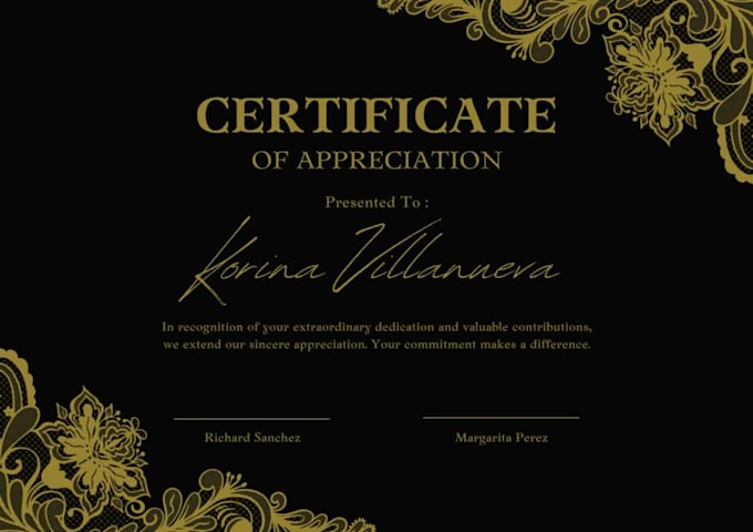 design a stunning certificate for any occasion with bundle names