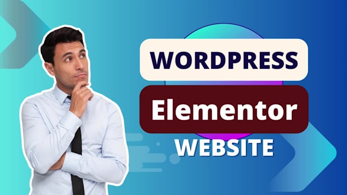build wordpress website with elementor