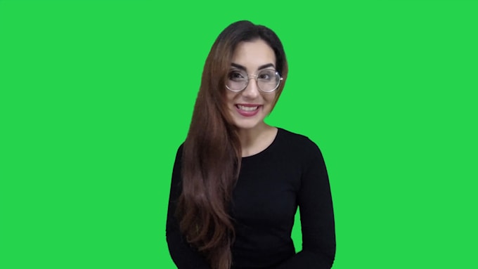 be your professional green screen spokesperson in spanish