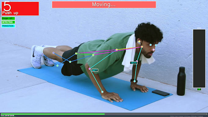 develop ai fitness tracker push up counter