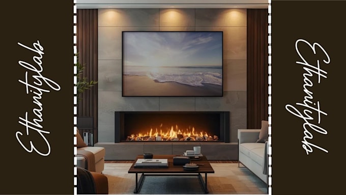create realistic video frame mockups with your artwork