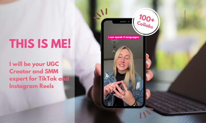 be your expert ugc creator for tiktok and instagram