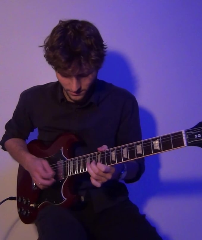 Record your electric guitar solo or chords by Theobedez Fiverr