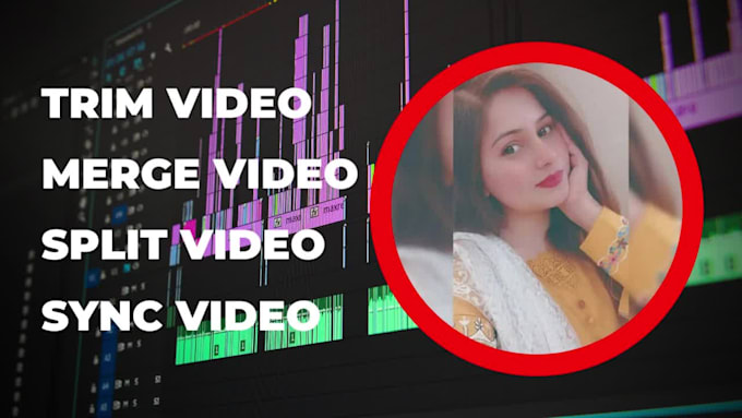 edit cut, trim, merge and sync video professionally