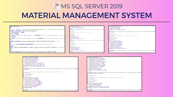 provide professional sql and nosql database solutions