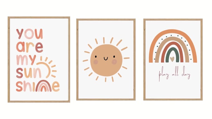 design nursery wall art for your home and etsy shop