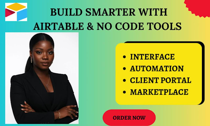 setup airtable database, softr web app, airtable automation, and client portal