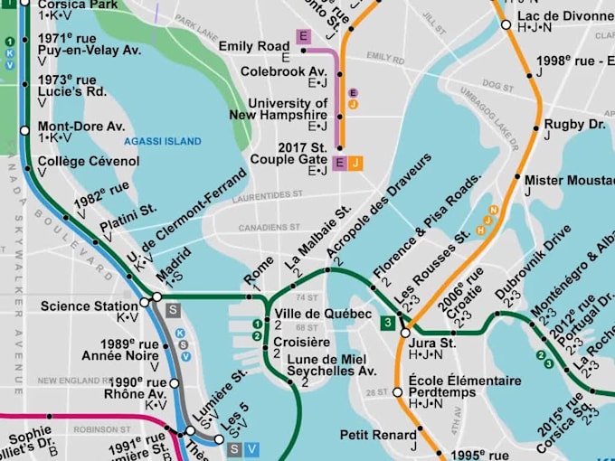 create your transit or transport map