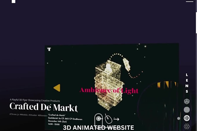 3d animated webflow website design 3d webflow website 3d spline model ...