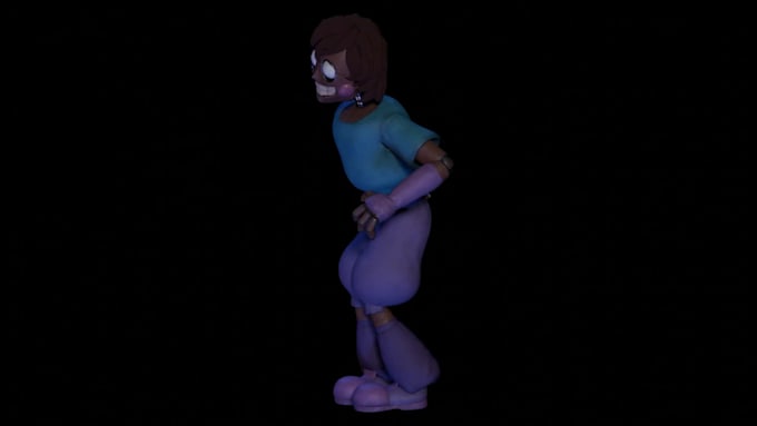 create a 3d animatronic fnaf oc for your fangame