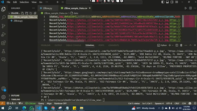 Do python web scraping, websit scraper and data scraper by Raxxaqriax ...