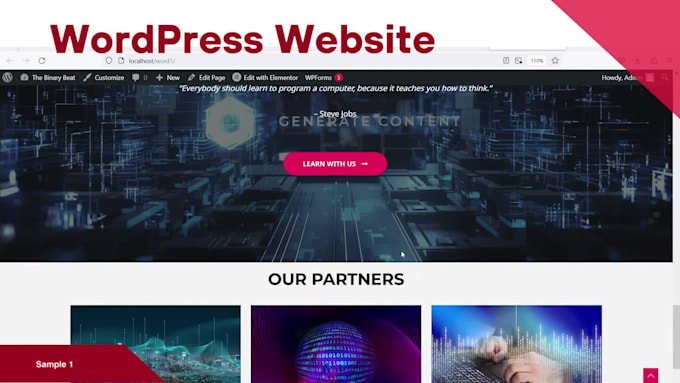 create responsive and professional website design