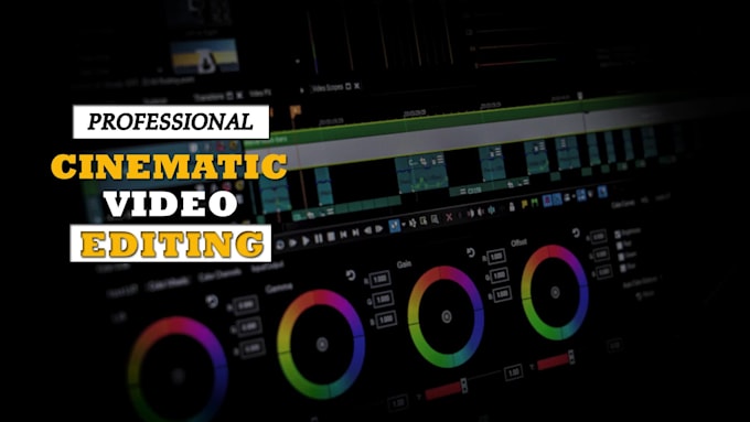 do cinematic video editing