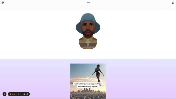 build you a custom ai avatar that raps about anything